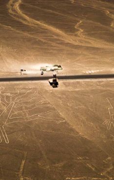 Lineas de Nazca  desde Chile
